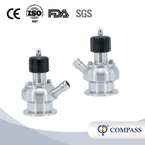 SGM Food Grade Sampling Valve with PTFE Sealing Ring And Single Sampling Port