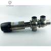 SS304 DIN 21 MODEL PNEUMATIC CLAMP DIVERTER VALVE WITH 24V CONTROL HEAD