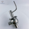 Hygiene OD38.1MM SS304 SMS 20 Model Manual Butt Welded End Diverter Valves