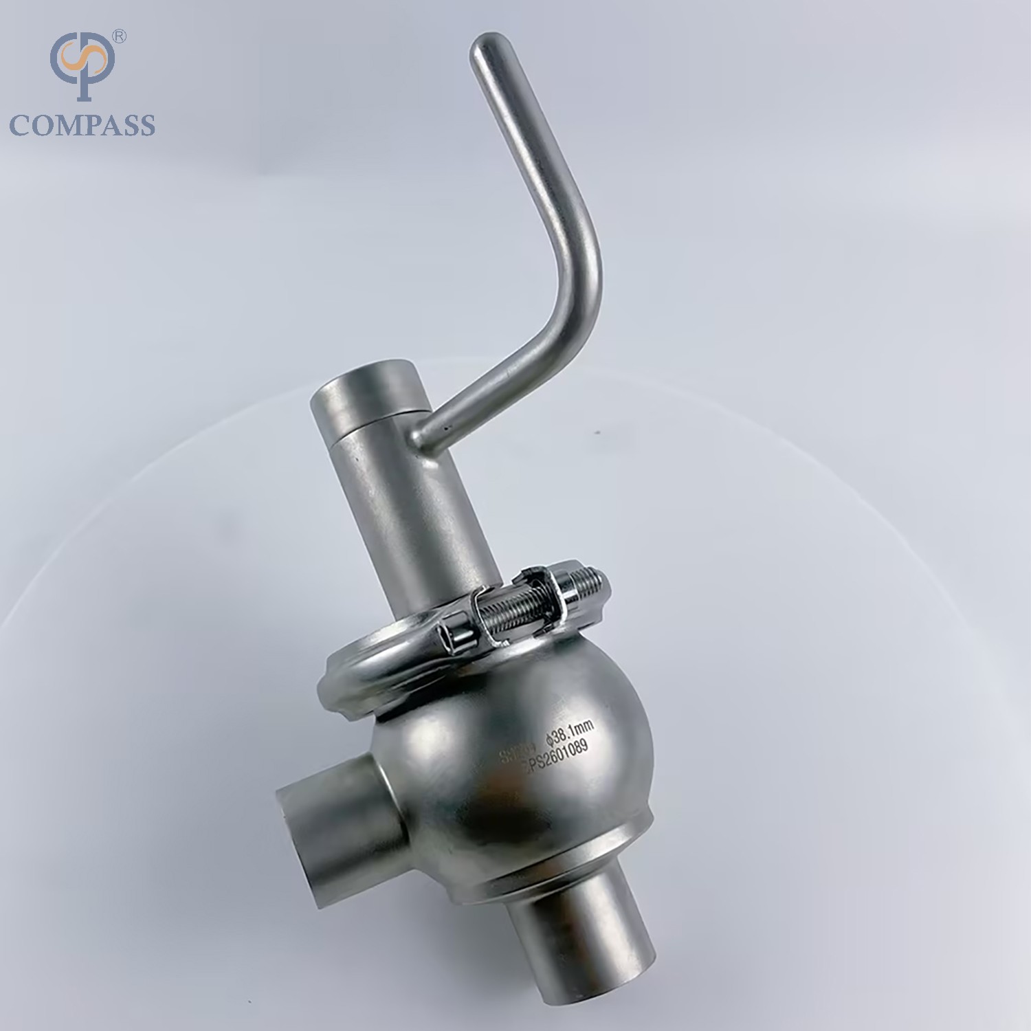Hygiene OD38.1MM SS304 SMS 20 Model Manual Butt Welded End Diverter Valves