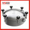 Sanitary Pressure Vessel Manhole Covers with Stainless Steel Handle