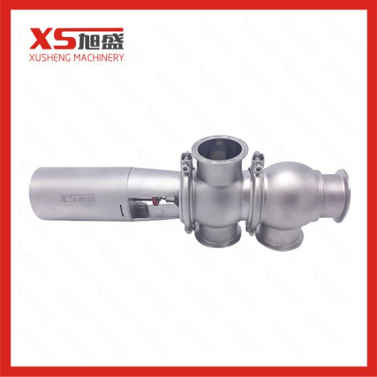 Stainless Steel Hygienic SS304 Pneumatic Flow Diversion Valve