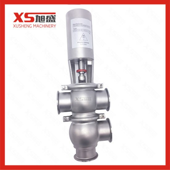 Stainless Steel Hygienic SS304 Pneumatic Flow Diversion Valve