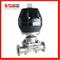 Stainless Steel SS316L Pneumatic Diaphragm Valve with Plastic Actuator