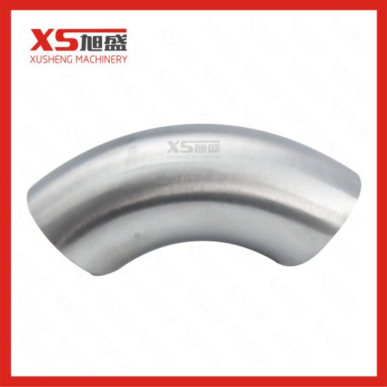 Sanitary Stainless Steel SS304 90 Degree Butt-Weld Bend