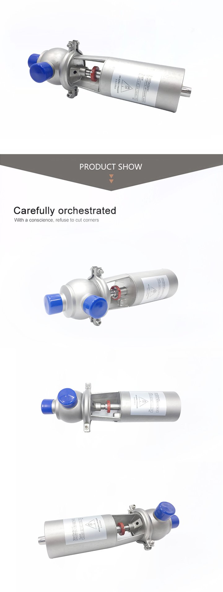 Stainless Steel Sanitary Manual Shut off Valves