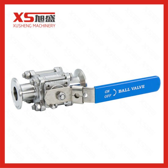 Stainless Steel SS316L Food Grade Encapsulated TC Ball Valve 