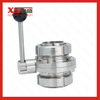 25.4mm SS316L Stainless Steel Sanitary DIN Manual Sanitary Butterfly Valves