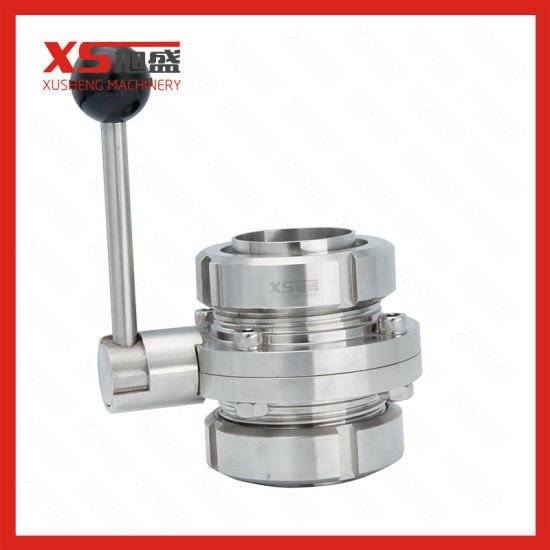 25.4mm SS316L Stainless Steel Sanitary DIN Manual Sanitary Butterfly Valves