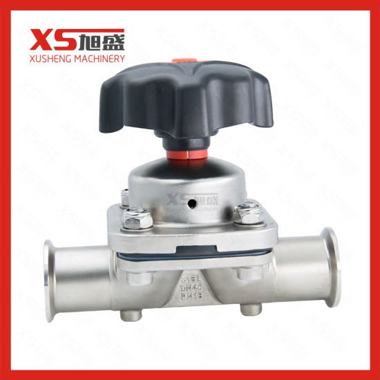 SS316L Manual Two Way Clamp-Clamp Diaphragm Valve