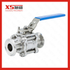 Stainless Steel Sanitary Three Ways Sanitary Encapsulated Seat Ball Valve