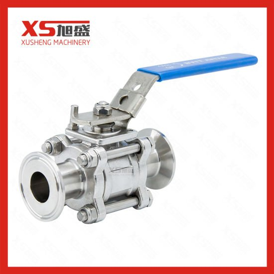 Stainless Steel Sanitary Three Ways Sanitary Encapsulated Seat Ball Valve