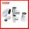 Stainless Steel Ss304 Hygienic Sanitary Equal Tee