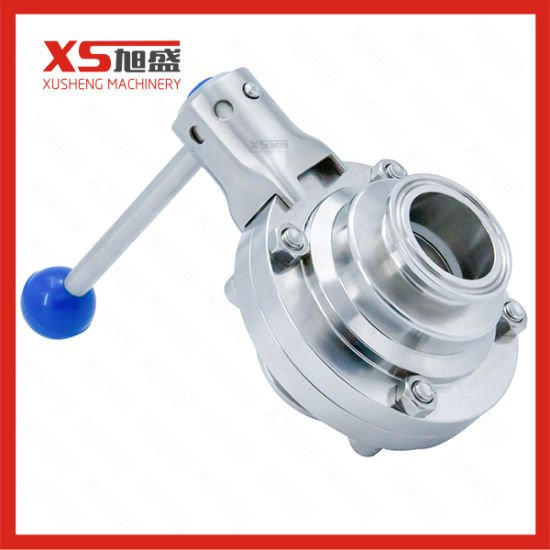 Clamp Stainless Sleel Sanitary Tri Clamping Butterfly Type Ball Valve