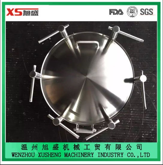 Stainless Steel AISI304 Food Grade Outward Oval Pressure Manhole Cover