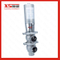 SS304 Sanitary Ferrule Type 3-Way Pneumatic Diversion Valve