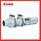 SS304 Sanitary Ferrule Type 3-Way Pneumatic Diversion Valve