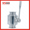 Stainless Steel Sanitary Tc Tri Clamp Straight Ball Valve