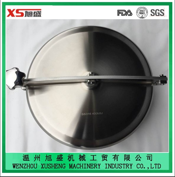 China Round Manhole Cover with Back-Side and Side-Swing Opening