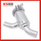 Stainless Steel Hygienic Non Retention Strainer with Bend Type