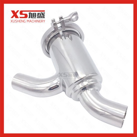 Stainless Steel Hygienic Non Retention Strainer with Bend Type