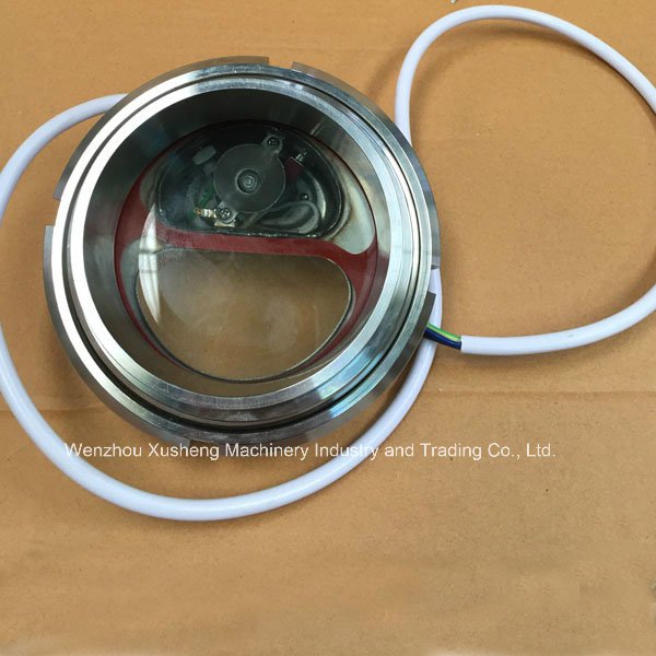 Dn100 Stainless Steel SUS304 Tank Lamp Union Type Sight Glass