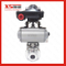 Stainless Steel Hygienic Clamp Actuator Butterfly Valve with Solenoid Valve