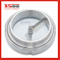 Stainless Steel Sanitary Light Indicator Sight Glass with Wiper