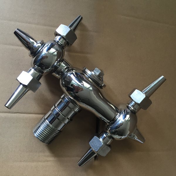 25.4mm Stainless Steel Sanitary Tri Clamp CIP Tank Rotary Spray Head