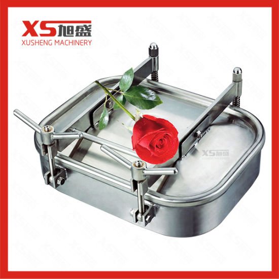 Stainless Steel Food Grade Tank Squareness Manhole Cover