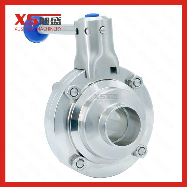 76.2MMStainless Steel SS304Hygienic Sanitary Butterfly Valves
