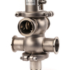Stainless Steel Sanitary Intelligent Pneumatic Mix-Proof Valves 