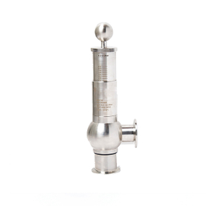 Sanitary Stainless Steel Adjustable Regulating Clamp Safety Valve