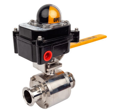 Sanitary ball valves