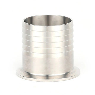 Sanitary Stainless Steel Pipe Barb Clamp Hose Adapter 