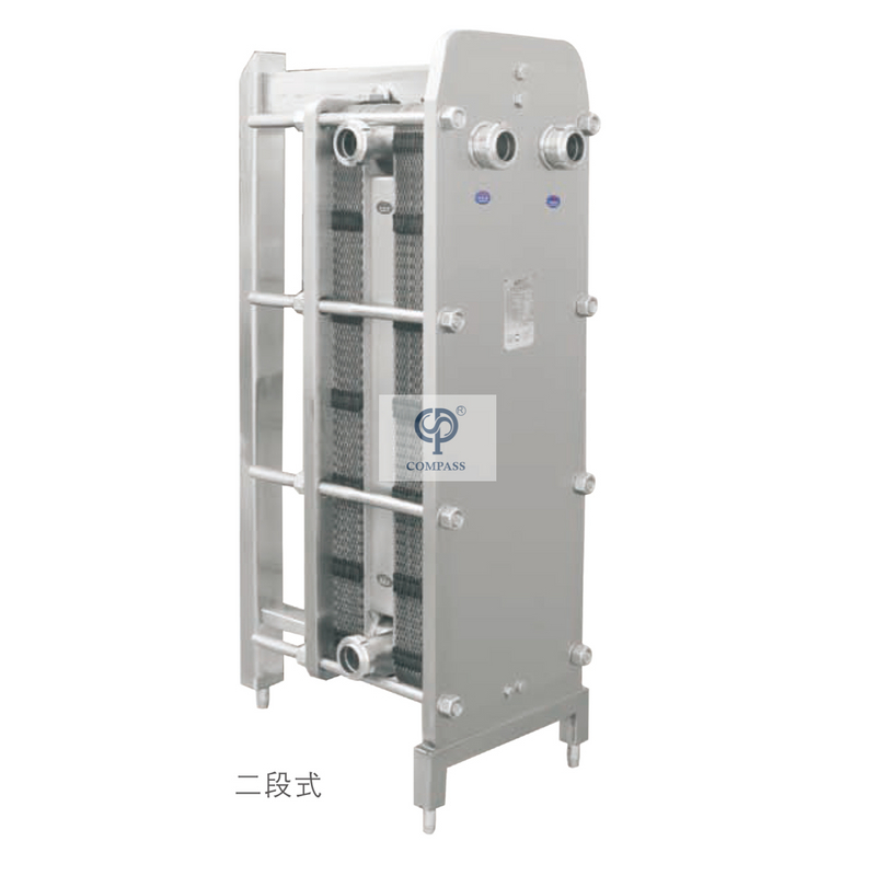 Stainless Steel Multistage Two Stages Detachable Plate Heat Exchanger For Milk Pasteurization