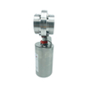  Pneumatic Sanitary Male Threading Butterfly Valve for Alcohol Industry