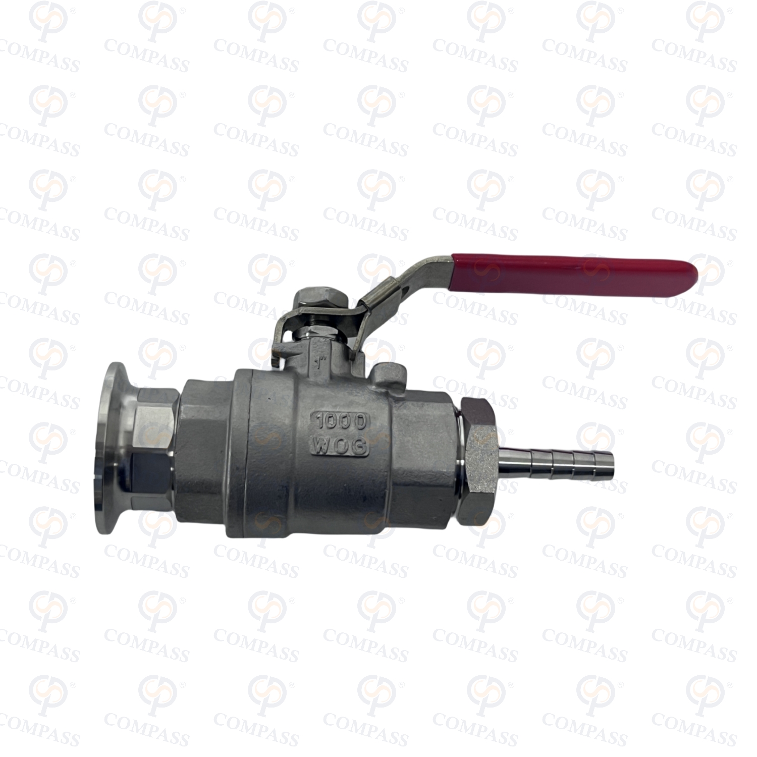 Industrial Stainless Steel SS304 CF8 Two-piece Female Threaded BSP Ball Valve with PTFE Seat