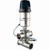 FH02 Single Seat Double Seal Two Ways Outside Cleaning Saniatry Mix-proof Mixproof Valve with Intelligent Control Head 