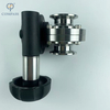 SS304L FOOD GRADE SMS MANUAL SANITARY CLAMPED MICRO ADJUSTMENT BUFFERFLY VALVE