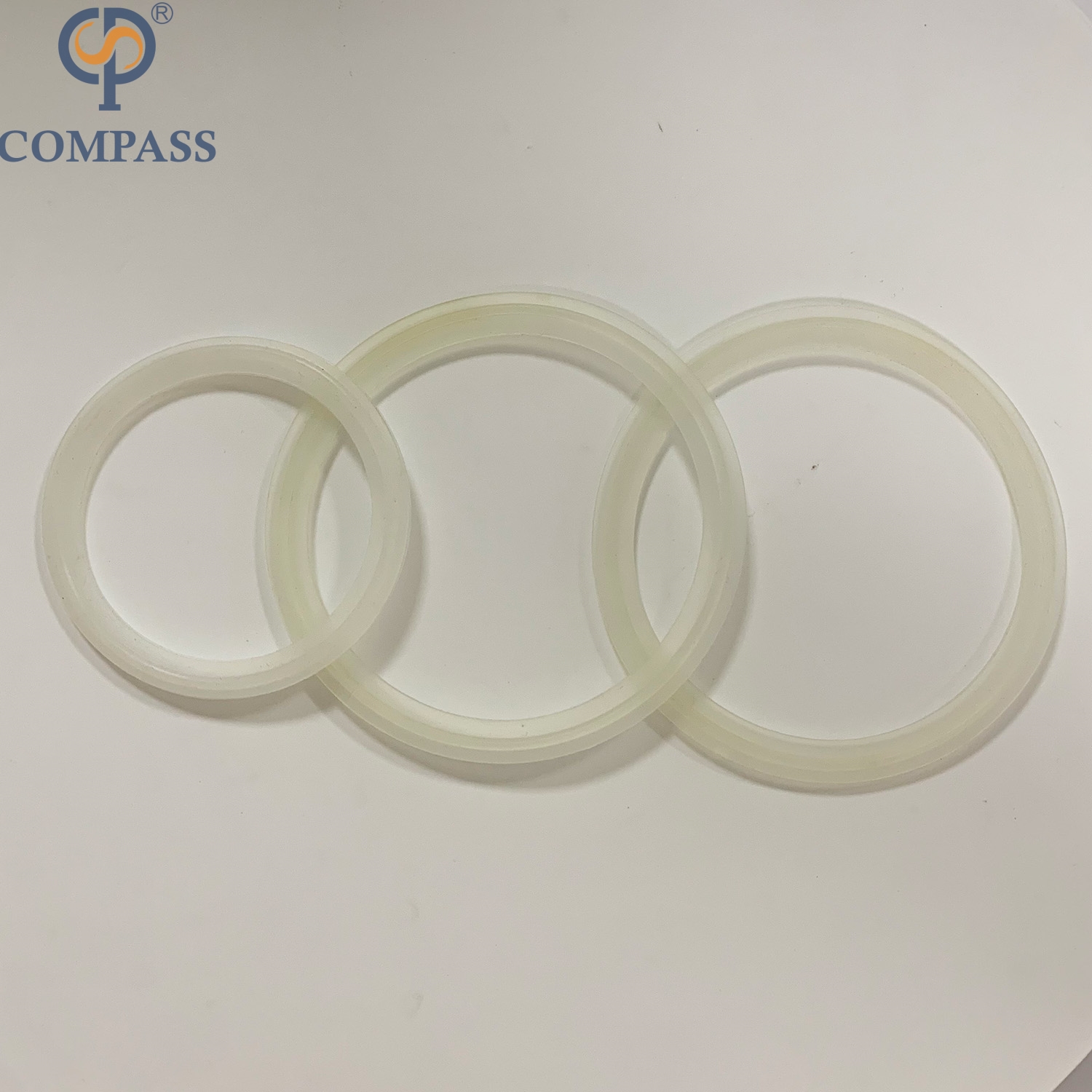Clamp Transparent 2Inch Food Grade TC64MM Silicone Gasket without Lip