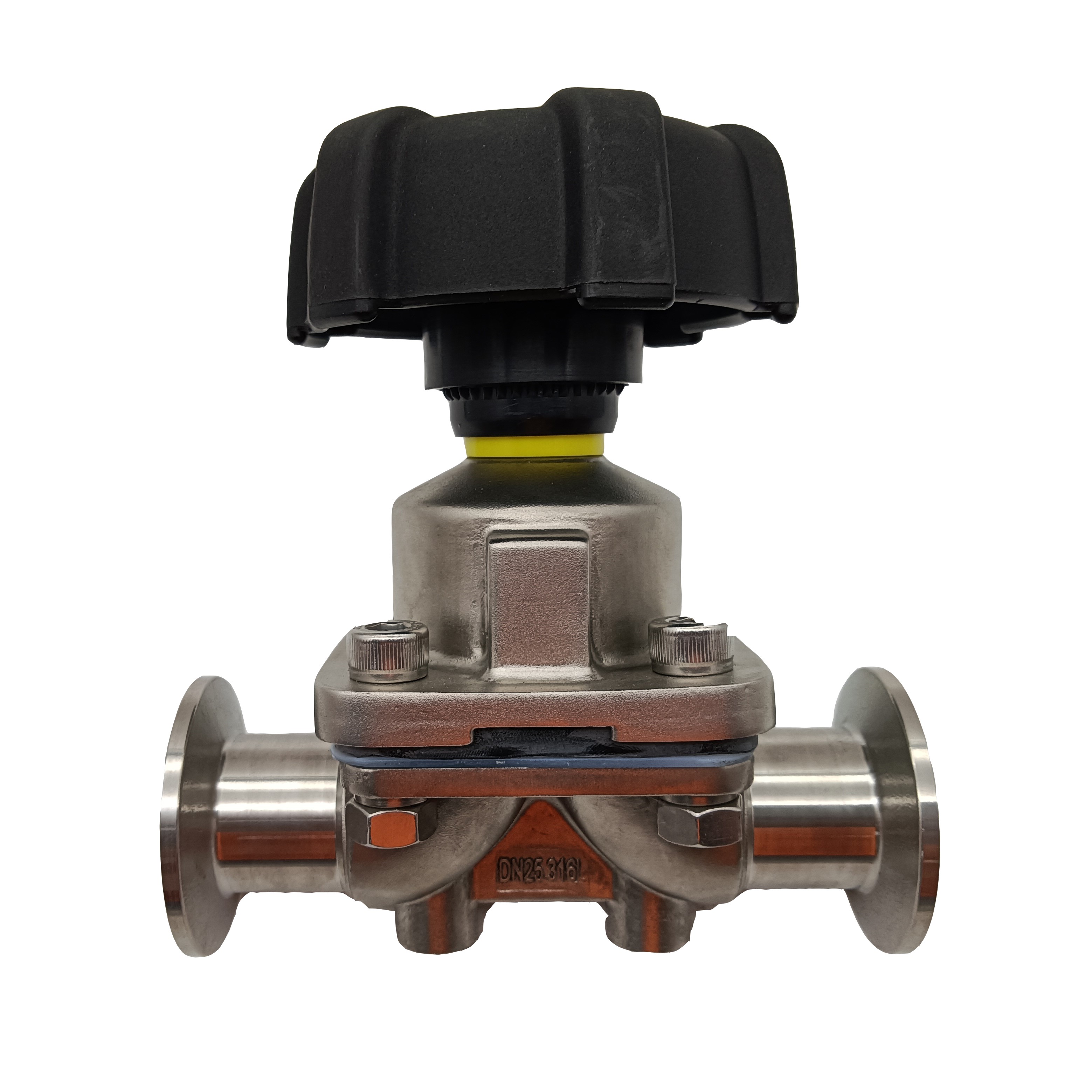 1/2Inch 12.7MM High Quality Sanitary Hygienic Stainless Steel SS304 SMS Clamp Straight Diaphragm Valve