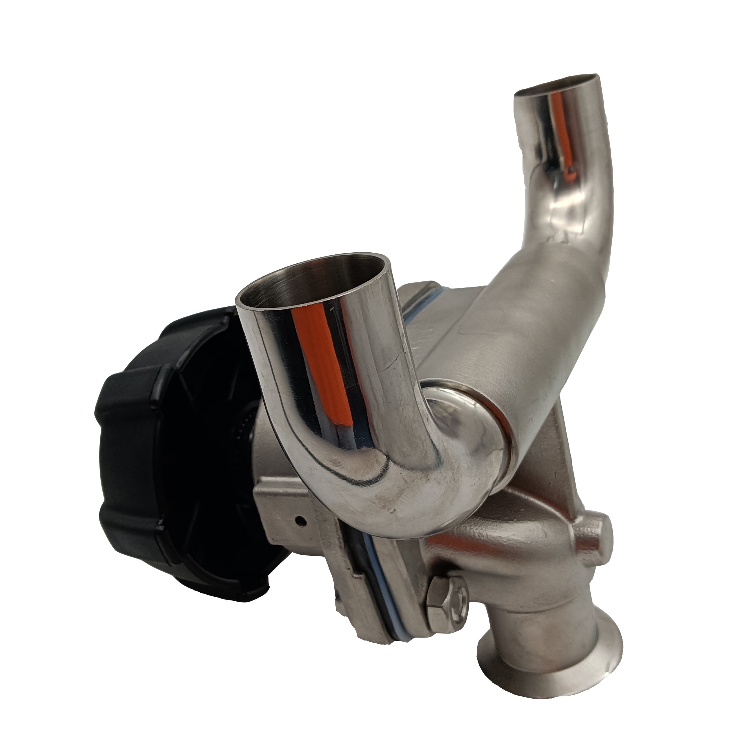1/2Inch 12.7MM High Quality Sanitary Hygienic Stainless Steel SS316L SMS Clamp U-Type Diaphragm Vavle 
