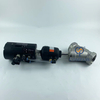 Pneumatic SS304 BSPT Female Threaded Angle Seat Valve with 4-20MA Control Head