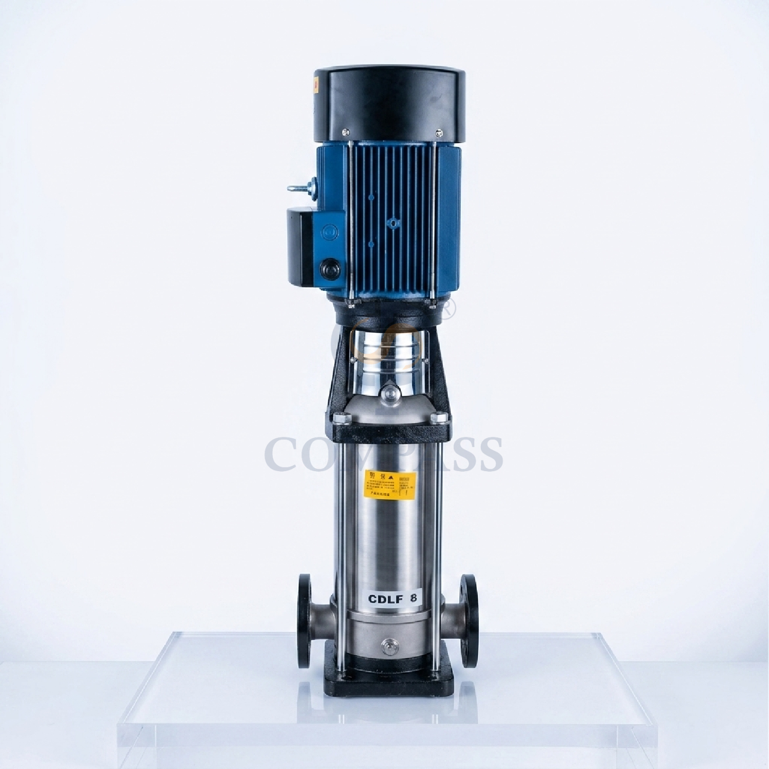 4kw CDLF8-100 Sanitary Stainless Steel SS304 4000 Liter/hr PN25 Flange End Vertical Multi Stage Centrifugal Pump with Good Price