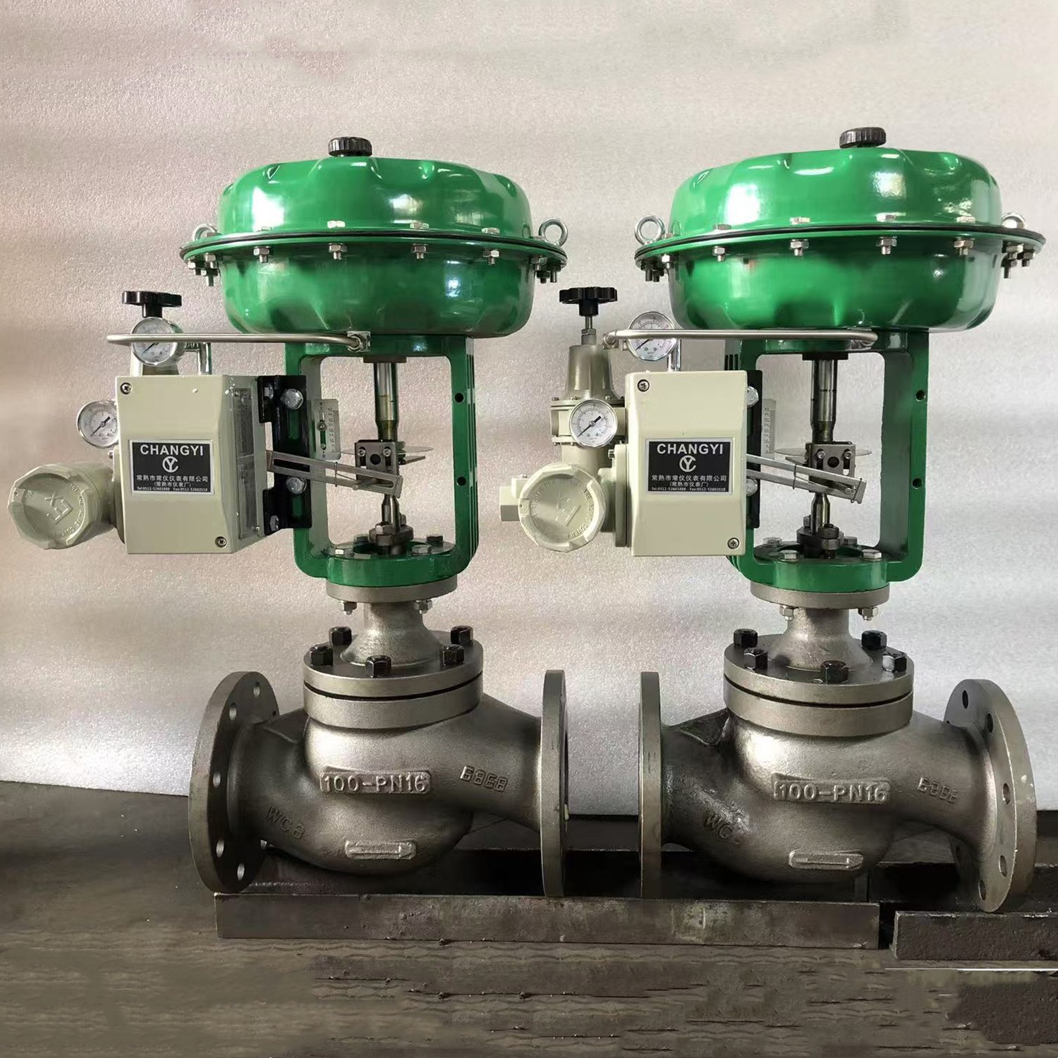 DN25-DN400 I SS304 Stainless Steel Industrial Grade Steam Pneumatic Modulating Valves with Positioner