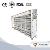 BR033-116M² SS316L 0.6 mm Plates Full SS304 Frame DN50 Union Multistage Four-Stage Plate Heat Exchanger with EPDM Rubber Gasket