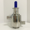 1Inch TC50.5MM Manual Clamp Ball Valve with Jacket and 12.7MM BSP Female Thread Port