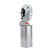 1/2Inch 12.7MM Sanitary Hygienic Stainless Steel Food Grade SS304 SMS Pneumatic Weld Butterfly Valve 