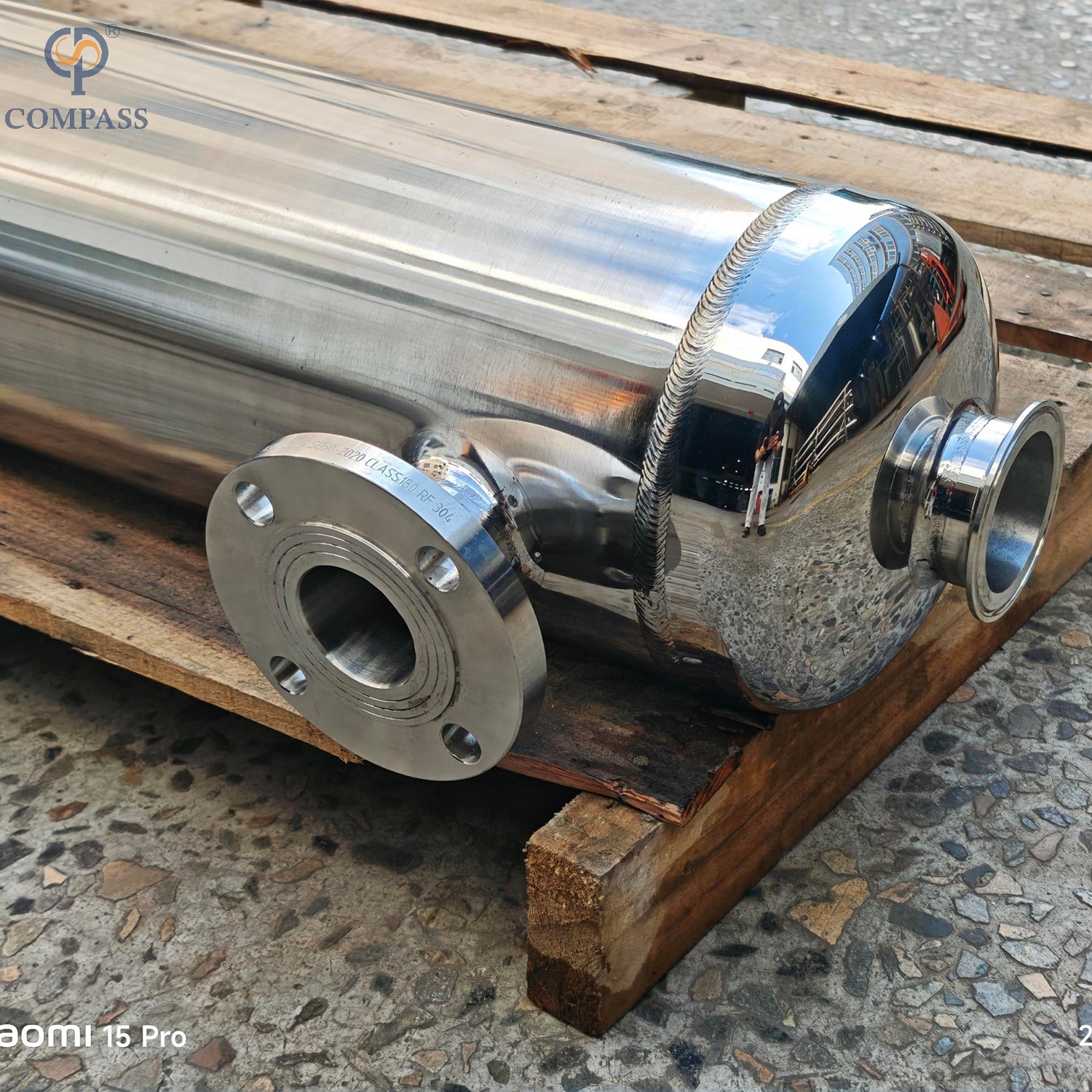 SS304 Food Grade Coiled Tube Heat Exchanger